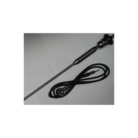 AMPERIMETRO (CF2013)  ANTENA CON UNIVERSAL CON RESORTE 3 SECCIONES